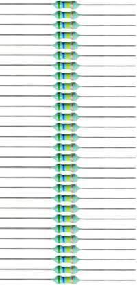 jivith 100 pieces of 560 K Ohms 1/4 Watts Carbon Film Resistors Fixed Resistor