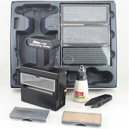 SHINY Self Macking Stamp / Stamp Printing Kit Self Inking