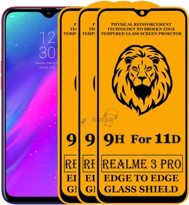 Xester Edge To Edge Tempered Glass for Realme 3 Pro