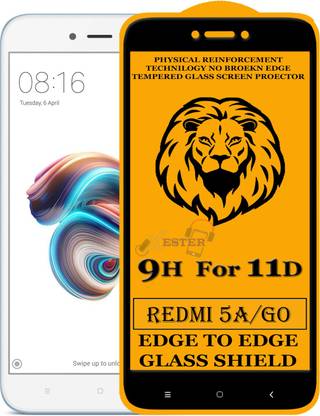 HQ Protection Edge To Edge Tempered Glass for Redmi Go