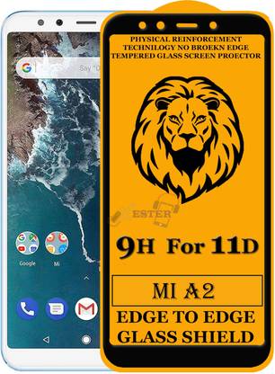 Xester Edge To Edge Tempered Glass for Mi A2