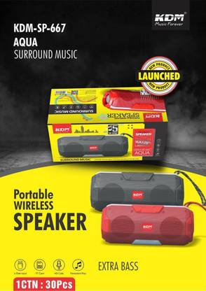 KDM SP 667 12 W Bluetooth Speaker