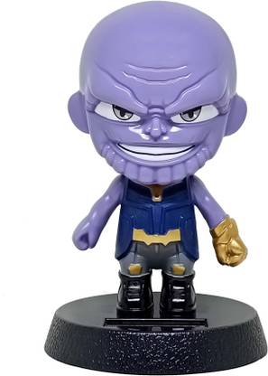 Avengers thanos moving head solar toy for car dashboard