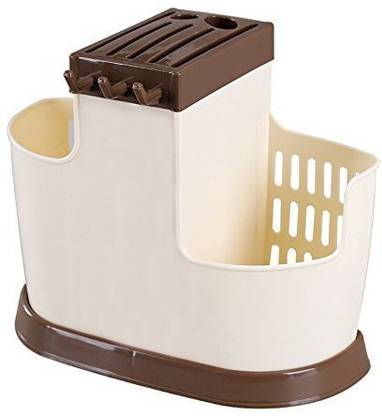 MG STORE Multi Functional Self Draining Organizer Chopsticks Basket - Spoons, Knife & Other Kitchen Cutlery Storage Holder Stand Disposable Plastic Cutlery Set