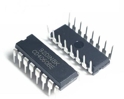RISARYA CD4060BE,1PCS,IC CMOS BNRY COUNTR/DIV 14STG 16-DIP,OSCILLATOR Electronic Components Electronic Hobby Kit