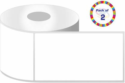 KROGGER 4" x 6" Thermal Blank Shipping Labels Compatible with TSC, Zebra & Rollo Label Printers (800 Labels; Pack of 2) self adhesive Paper Label