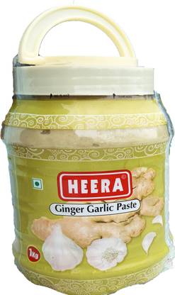 HEERA 1 Kg Ginger Garlic Paste in Container