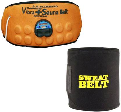 WIB 3 in 1 Vibration,Magnetic And Heating Slimming Belt For Weight Loss And Fat Burning With Sweet Sweat Belt Vibrating Magnetic Slimming Belt