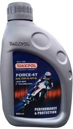 waxpol FORCE 4T SAE 20W-40 API SL FORCE 4T SAE 20W-40 API SL Full-Synthetic Engine Oil