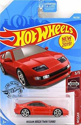 HOT WHEELS HW NISSAN 300ZX TWIN TURBO RED 110/250, NISSAN 3/5, COLLECTIBLE, DIE CAST CAR, TOY FOR KIDS