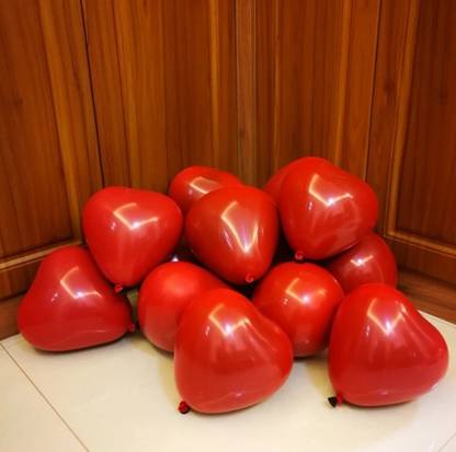 gorgeous moment Solid red color heart latex balloon Balloon