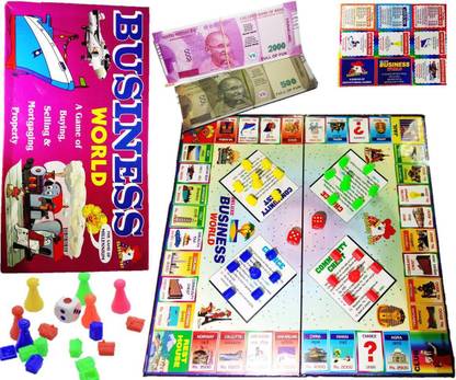 Mallexo Creative Bussiness Games Set for Kids Learn Buying and Selling Skills | Multi-Color Money Games for Kids Set | Set of 1Trading Game for Kids Money & Assets Board Game