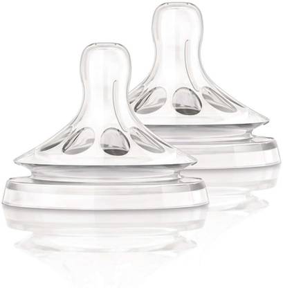 Philips Avent Natural Teat 3 Holes 3 Months+ (2 Piece ) Medium Flow Nipple