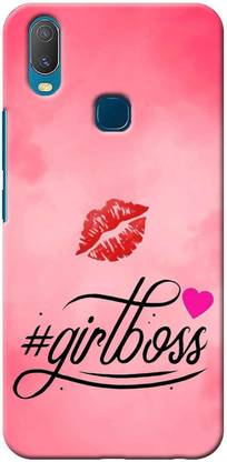NDCOM Back Cover for VIVO Y11 Girlboss Printed