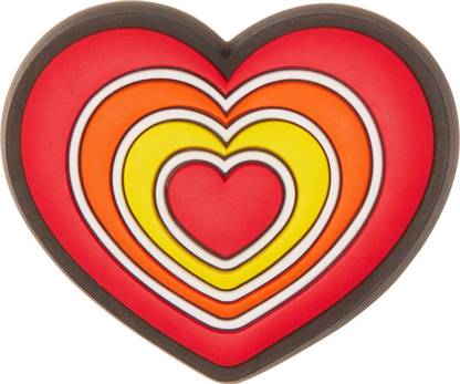 Crocs LED Heart Red Jibbitz Plastic Shoe Charm