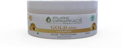 Pure Organics Gold Shine Cleanser Salon Pro 350g Face Wash