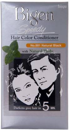 Bigen Speedy Hair Color Conditioner No. 881 , Natural Black