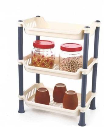 अपेक्स 3 Layer Multi-purpose Rack प्लास्टिक रसोई रैक