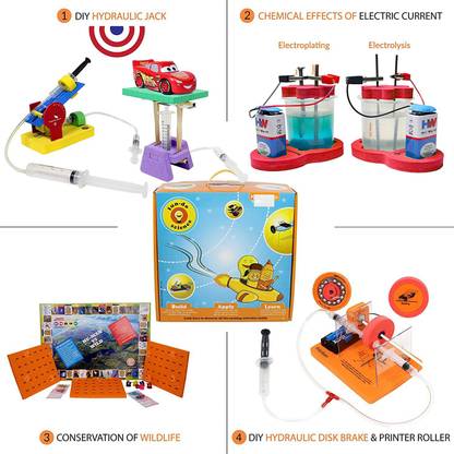 Butterfly FIelds STEM Kits For Kids, Class 8 Science Project Kit STEM Toys for kids 10 years to 12 years Boys and Girls Learning DIY Kits Gift Box Chemistry, Electricity, Physics, Wildlife Exploration
