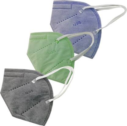 9 impression N95 Anti Virus Face Mask, Dust-Proof, Anti-Pollution, 5 Layer Protection Face Masks N95-348-P3
