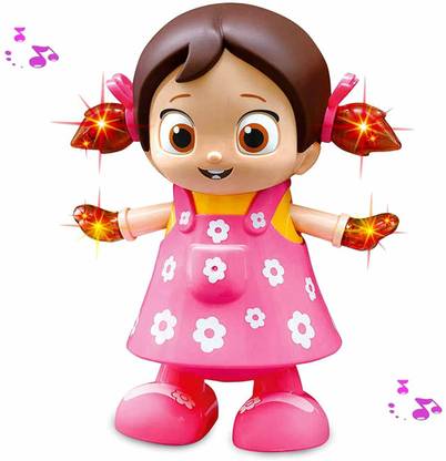 Jesilo Musical Singing Doll with Bump and Go, Walking, Singing & Dancing Doll Toy with Music & Flashing Lights for Gifting Kids and Toddlers Both Boys and Girls