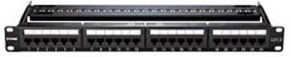 Naveen D-Link Cat6 UTP 24 Port Loaded Patch Panel/ Cat6 24 Port Panel 24 Ports 1000 Mbps Fully Managed Network Switch