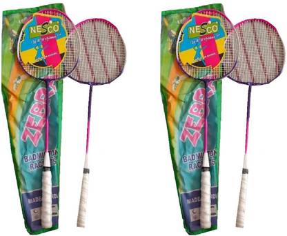 Kumar Sports Badminton Racket (pack of 2) Purple Strung Badminton Racquet