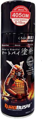 Kurobushi Spray Paint 1K 1Star Metallic Colour Coat #Y138*-CANDY/BRILLIANT RED (D-I-Y Do It Yourself) Red Spray Paint 400 ml