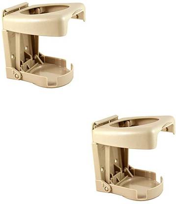 ऑटोसन Foldable Drink Can Glass Set Of 2 Hyundai Eon (Beige)
