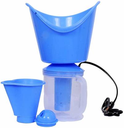 Vakra Creation 3-in-1 Nose & Facial Steamer and Vaporizer, Nozzle Inhaler, Cough Facial Sauna Steamer, Medium (Blue) Vaporizer
