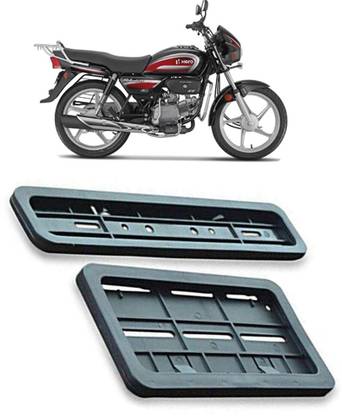 JCTEK Number Plate Frame Standard Size for Bikes Set of 2 (Front - Rear) Bike Number Plate