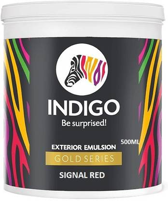 Indigo SIGRED08 SIGNAL RED PLUS Emulsion Wall Paint