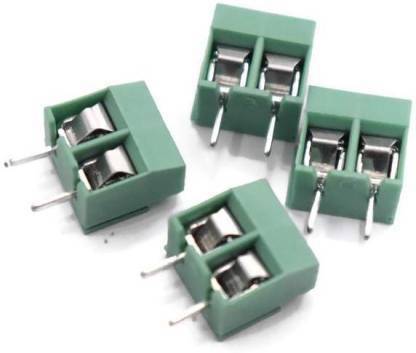 jivith Copper Terminal Block Wire Connector (Green) 10 Pieces interconnect Wire Connector