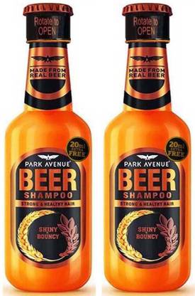 PARK AVENUE Beer Shampoo Shiny & Bouncy 360g x 2