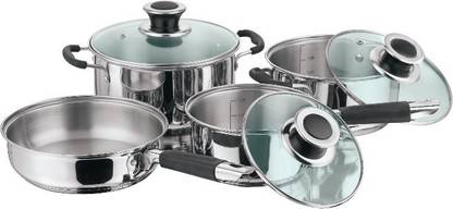 VINOD 4 Pc Masterchef Induction Bottom Cookware Set