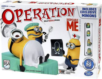 Hasbro OPERATION GAME , DESPICABLE ME, MINIONS VERSION, Educational Board Games