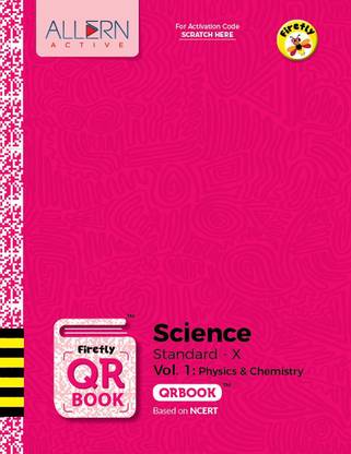 CBSE Board Std. 10 Books - Science | Firefly | QR Book | New Technology | Powered by Virtual Teachers available 24x7 | Set of 2 books