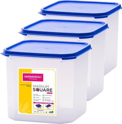 VARMORA Plastic Grocery Container  - 4.2 L, 4.2 L, 4.2 L