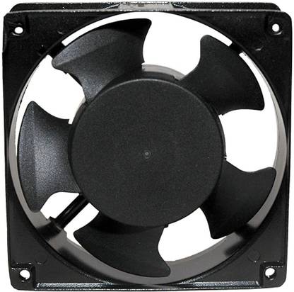 TechWiz AC Axial Cooling Blower Exhaust Rotary Fan, Size : 4.75" inches (12 x 12 x 3.8 cm), Black 120 mm Exhaust Fan