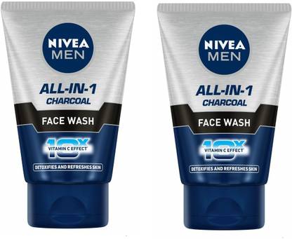 NIVEA , All-In-One, 10x Vitamin C, 100ml *2PC Face Wash