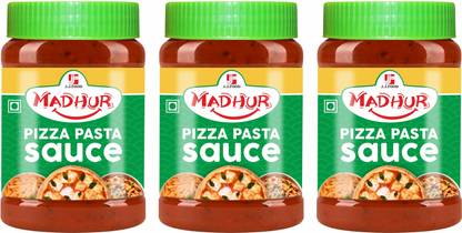 MADHUR Pizza Pasta Sauce Combo of 3 Combo
