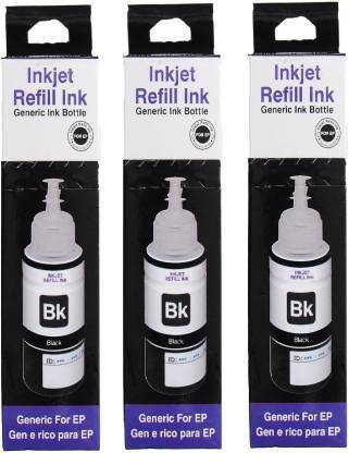 KATARIA inkjet Refill Ink Epson L380 Multi-Function Printer -Black - 70 ML (3) Black Ink Bottle
