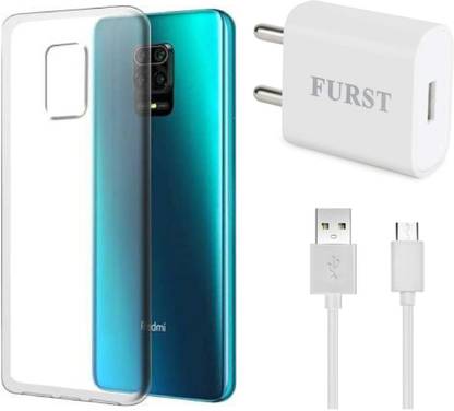 FURST Wall Charger Accessory Combo for Xiaomi Redmi Note 9 Pro, Xiaomi Redmi Note 9 Pro Max