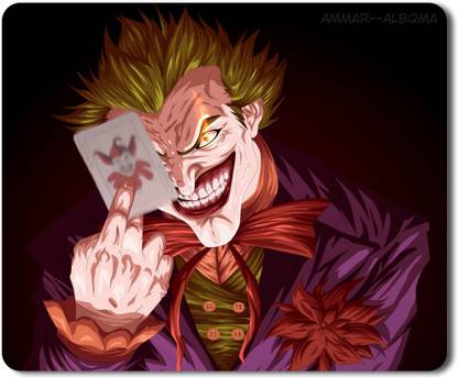 5 ACE joker (132) msd Printed Designer Premium Rubber Base Mouse pad for Laptop|Dekstop-7x8.5 Inches Non Slip Base Mousepad