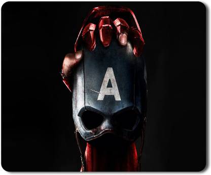 5 ACE captain americ (198) msd Printed Designer Premium Rubber Base Mouse pad for Laptop|Dekstop-7x8.5 Inches Non Slip Base Mousepad