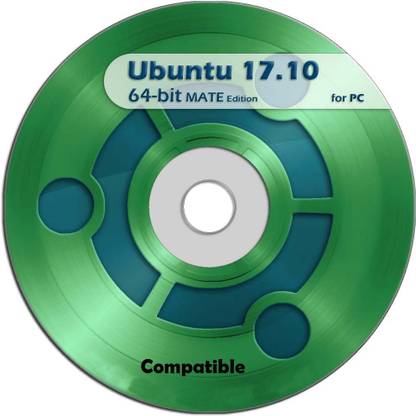 COMPATIBLE Ubuntu Linux 17.10 (64 Bit) Ubuntu 17.10 - 'Artful Aardvark' - Utilizes the lightweight and clean 'MATE' interface 64-bit