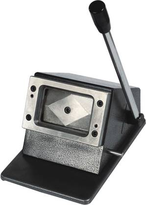 NEVER ENDING Heavy Duty PVC ID Card Die Cutter Full Metal Body Round Corner Metal Grip Corner Paper Cutter