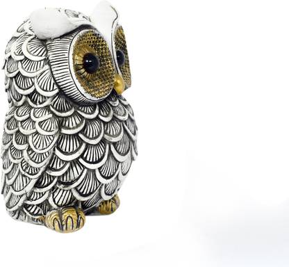 Shoppingmonk Shopping Monk Owl Fengshui Decorative Showpiece  -  12 cm