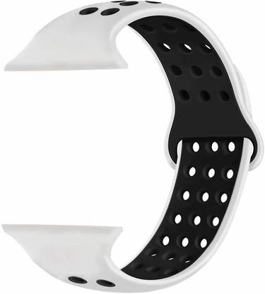 ICREATOR iWatch Series 5 4 3 2 1 - Off White & Black Smart Band Strap