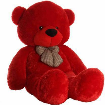 MOOCH Extra Large Very Soft Lovable/Huggable 3feet Teddy Bear for Girlfriend/Valentine Cute/Birthday Gift/Boys/Girl/Kids - 36 inch - 36 cm (Red)  - 36 cm